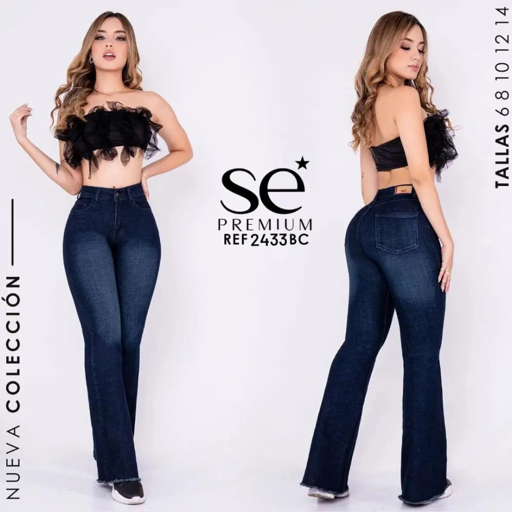 JEANS BOTA CAMPANA 2433 BC